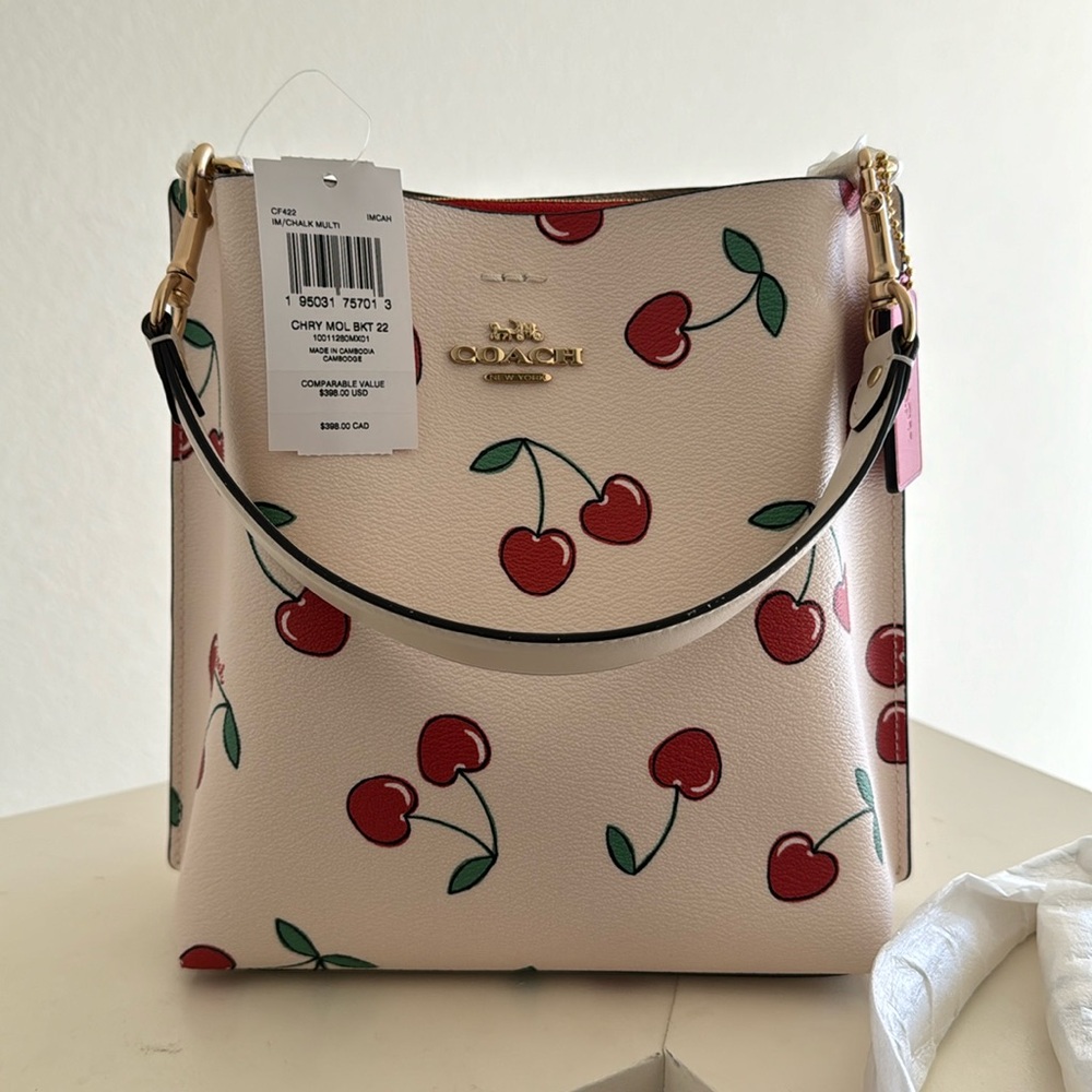 Cherry coach purse
